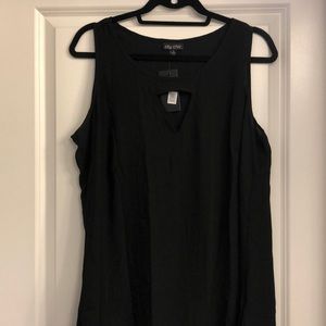 City Chic Black Tank
